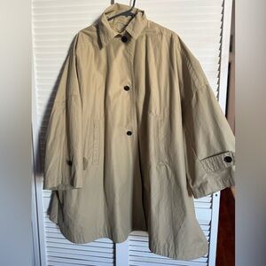 Toteme oversized gabardine car coat